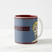 Zombie-Paar-Tasse Zweifarbige Tasse (VorderseiteRechts)