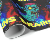 Zombie-Packpapier Geschenkpapier (Rolleneckpunkt)
