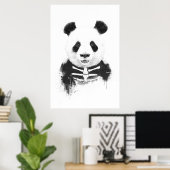 Zombie Panda Poster (Heimbüro)