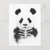 Zombie Panda Postkarte (Vorderseite)