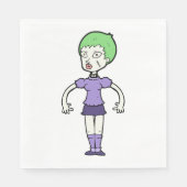 Zombie Paper Napkins Serviette (Vorderseite)
