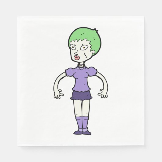 Zombie Paper Napkins Serviette (Vorderseite)