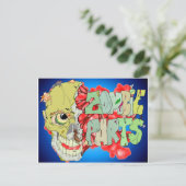 Zombie Parts Postkarte (Stehend Vorderseite)