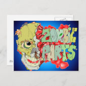 Zombie Parts Postkarte (Vorne/Hinten)