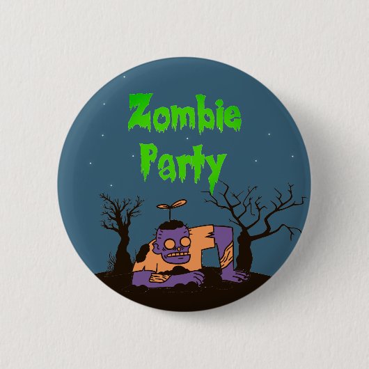 Zombie Party Button (Vorderseite)