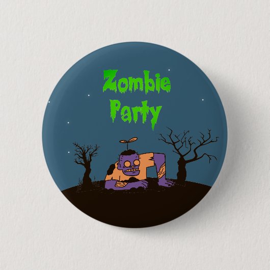 Zombie Party Button (Vorderseite)