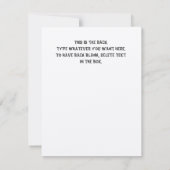 Zombie Party    EinladungAnpassen Sie es! Einladung (Rückseite)