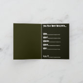 Zombie-Party Einladungen benutzerdefinierte Hallow (Innenseite)