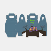 Zombie Party Geschenkschachtel (Ungefaltet)
