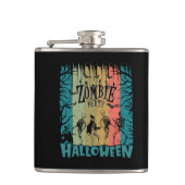 Zombie-Party, Halloween Flachmann (Vorderseite)