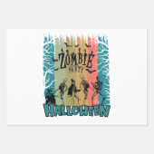 Zombie-Party, Halloween Geschenkpapier Set (Vorderseite 3)