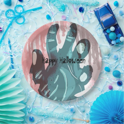 Zombie Party Hand Spooky Bloody Halloween-Kostüm Pappteller (Party)