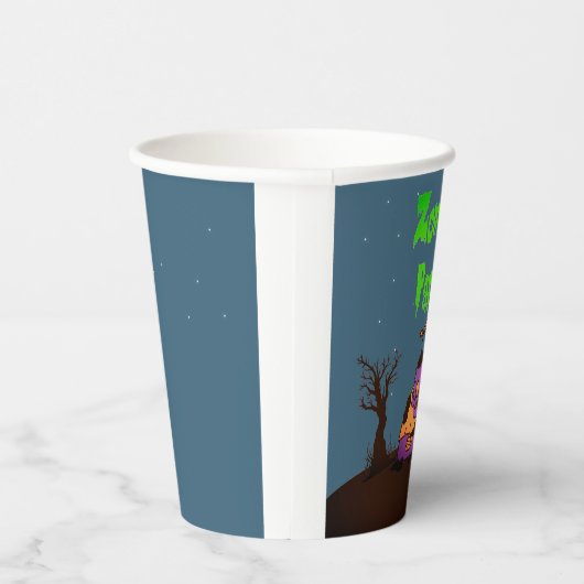 Zombie Party Pappbecher (Rechts)