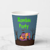Zombie Party Pappbecher (Vorderseite)