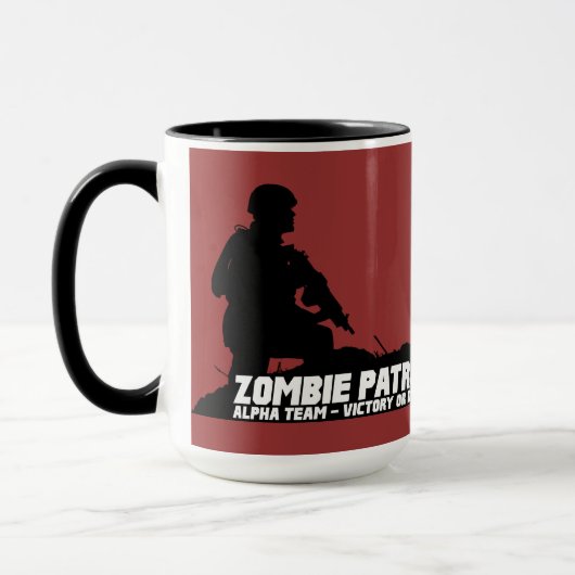 Zombie-Patrouille - Alphateam, Sieg oder Tod Tasse (Links)