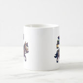Zombie Paul Revere's Ride Kaffeetasse (Mittel)