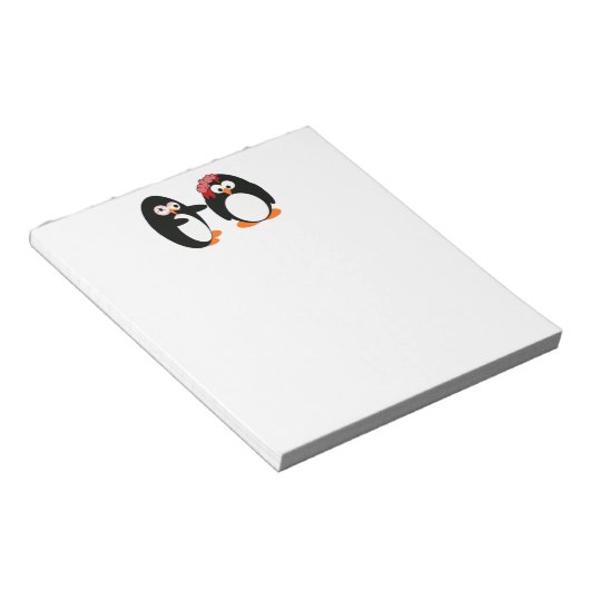 Zombie Penguin Notepad Notizblock (angewinkelt)