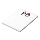 Zombie Penguin Notepad Notizblock (Rotiert)