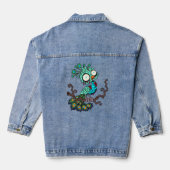 Zombie Pfau Jeansjacke (Rückseite)