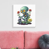 Zombie-Pflanzen-Eltern Leinwanddruck (Insitu (Wohnzimmer))