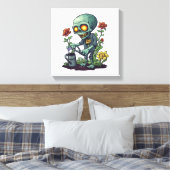 Zombie-Pflanzen-Eltern Leinwanddruck (Insitu (Schlafzimmer))