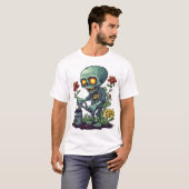 Zombie-Pflanzen-Elternteil T-Shirt (Vorne ganz)