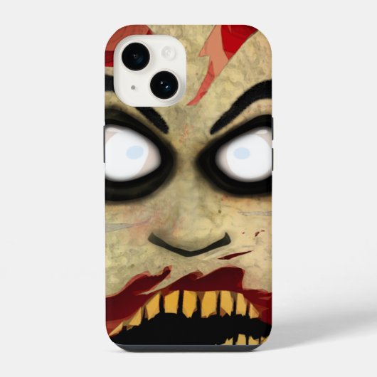 Zombie Phone iPhone Hülle (Rückseite)