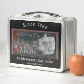 Zombie Pig Kopf Fleisch - seit 1968 Metall Lunch Box (Beispiel)
