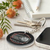 Zombie Pig Kopf Fleisch - seit 1968 Schlüsselanhänger (Vorderseite rechts)