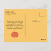 Zombie-Pilot fliegt Spitfire-Flugzeug Fledermäuse Postkarte (Rückseite)