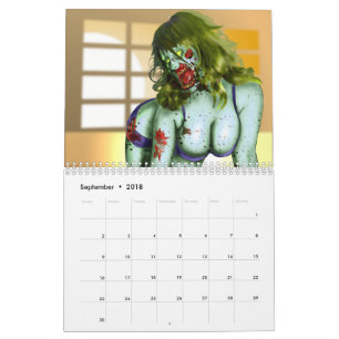 Zombie-Pin-Up-Kalender Kalender