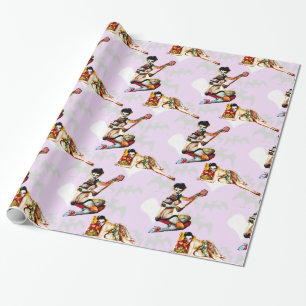 Zombie Pin-Ups Geschenkpapier