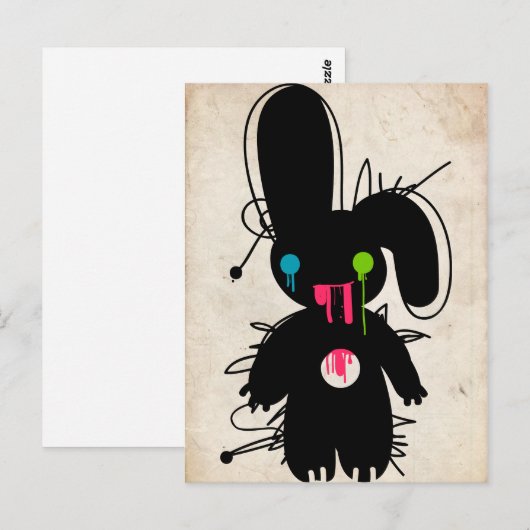 Zombie Piñata Postkarte (Vorne/Hinten)