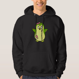 Zombie Pinguin Halloween Tier Süßes Monster Grafik Hoodie