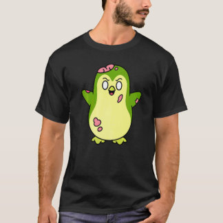 Zombie Pinguin Halloween Tier Süßes Monster Grafik T-Shirt