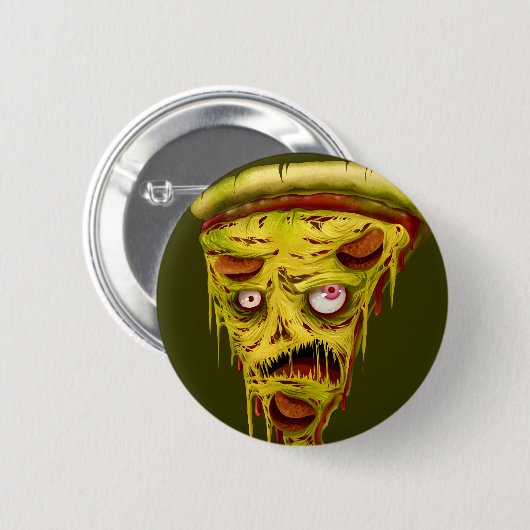 _zombie Pizza Button (Vorne & Hinten)