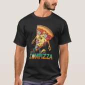 Zombie Pizza Zompizza Funny Halloween Zombie Food T-Shirt (Vorderseite)
