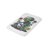 Zombie Plant Parent Badematte (Schrägansicht)