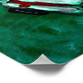 Zombie Polizist Poster (Ecke)