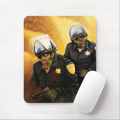 Zombie-Polizisten Mousepad (Mit Mouse)