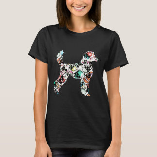 Zombie Poodle Skull Halloween Funny Niedliches Kos T-Shirt
