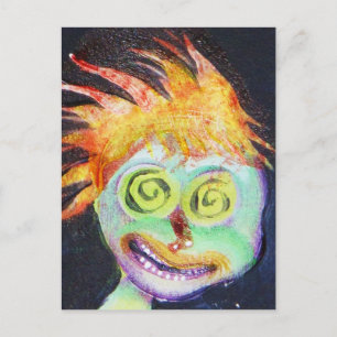 Zombie POP Art Postkarte