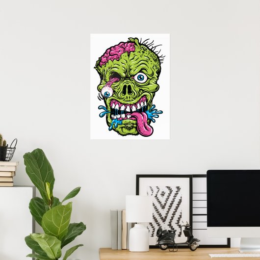 Zombie Poster (Heimbüro)