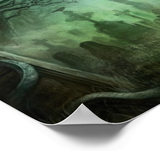 Zombie, Poster (Ecke)