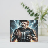 Zombie Postkarte (Stehend Vorderseite)