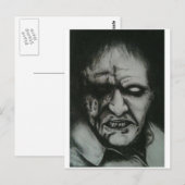 Zombie Postkarte (Vorne/Hinten)