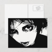 Zombie! Postkarte (Vorne/Hinten)