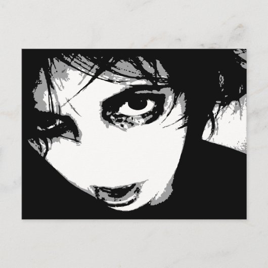 Zombie! Postkarte (Vorderseite)