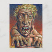 Zombie Postkarte (Vorderseite)