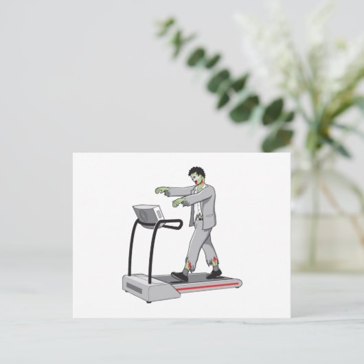 Zombie Postkarte (Stehend Vorderseite)